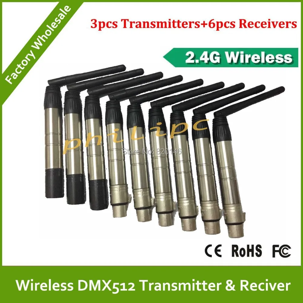 

Newest Wireless DMX512 Broadcast DFI DMX512 wireless Receiver & Transmitter DMX wireless kit for DJ part light