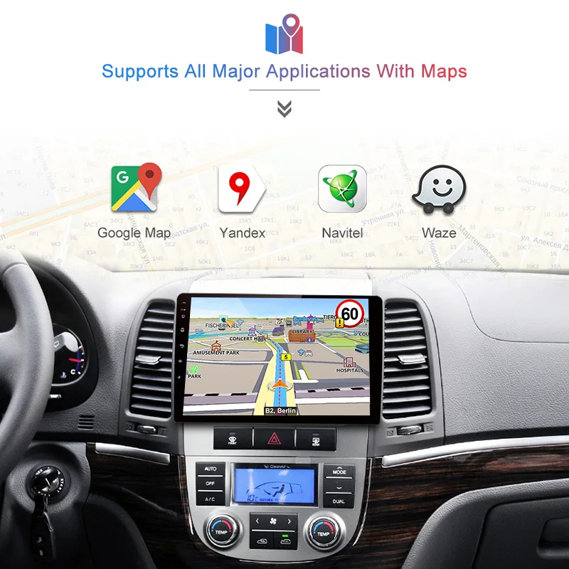 Junsun 2 Din мультимедийный видеоплеер Android 8 1 GPS навигация Радиоуправляемый для Hyundai
