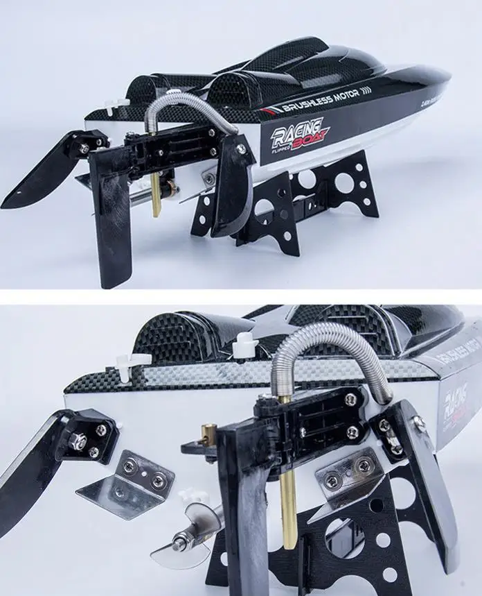 2,4 Ghz RC бесщеточная лодка с радиоуправлением скоростная лодка с дистанционным управлением гоночная лодка rc лодка с высокой скоростью 55 км/ч