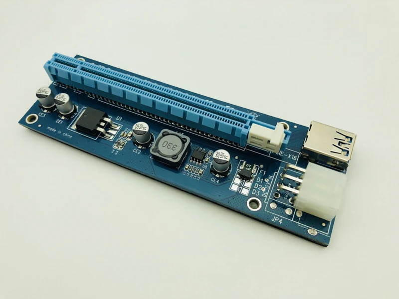 Сверхстабильный переходник для графической карты VER006C PCIE PCI E Express 1x к 16x адаптер SATA