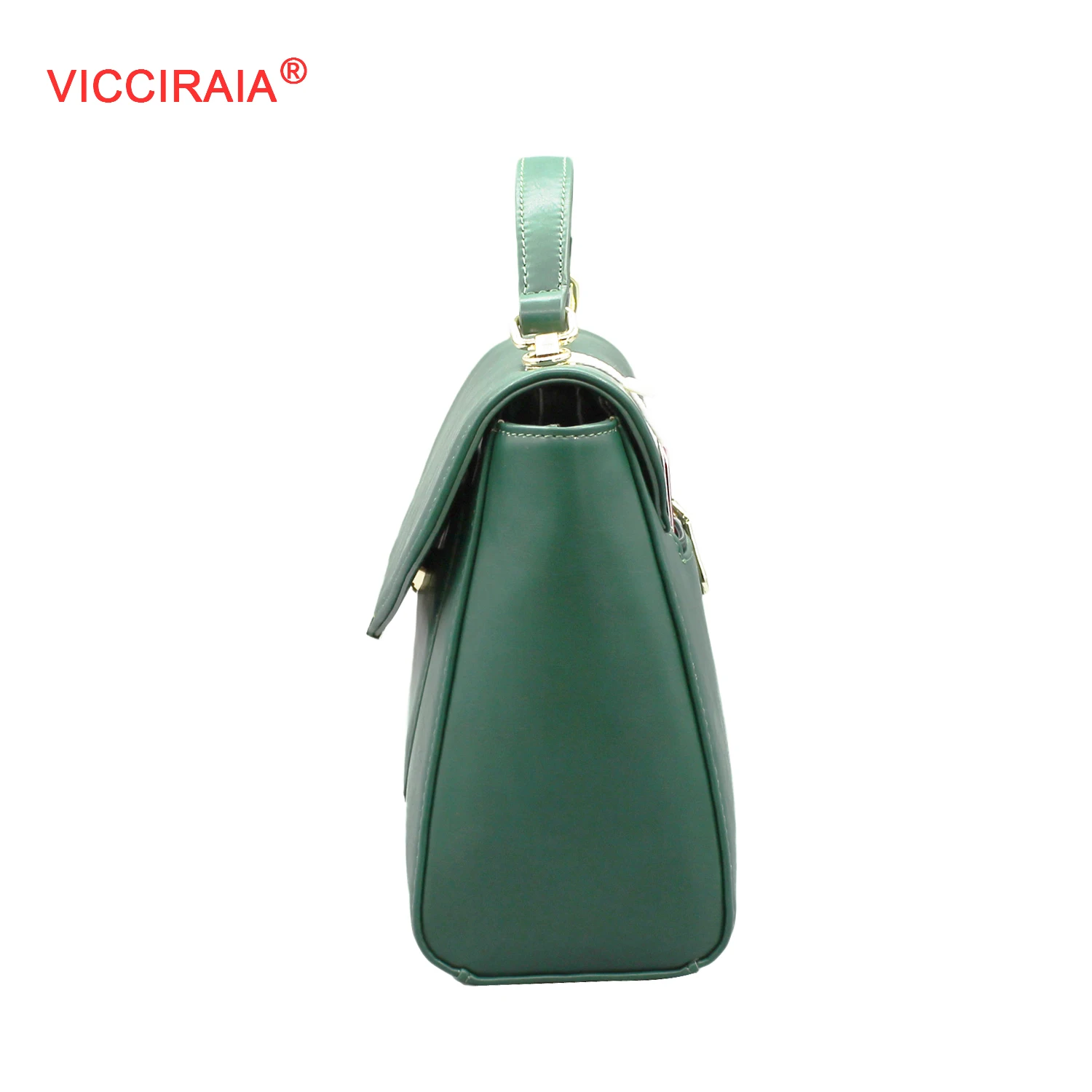 VICCIRAIA Новая Классическая Искусственная Кожа Сумка Женщин Темно-Зеленый/Кофе