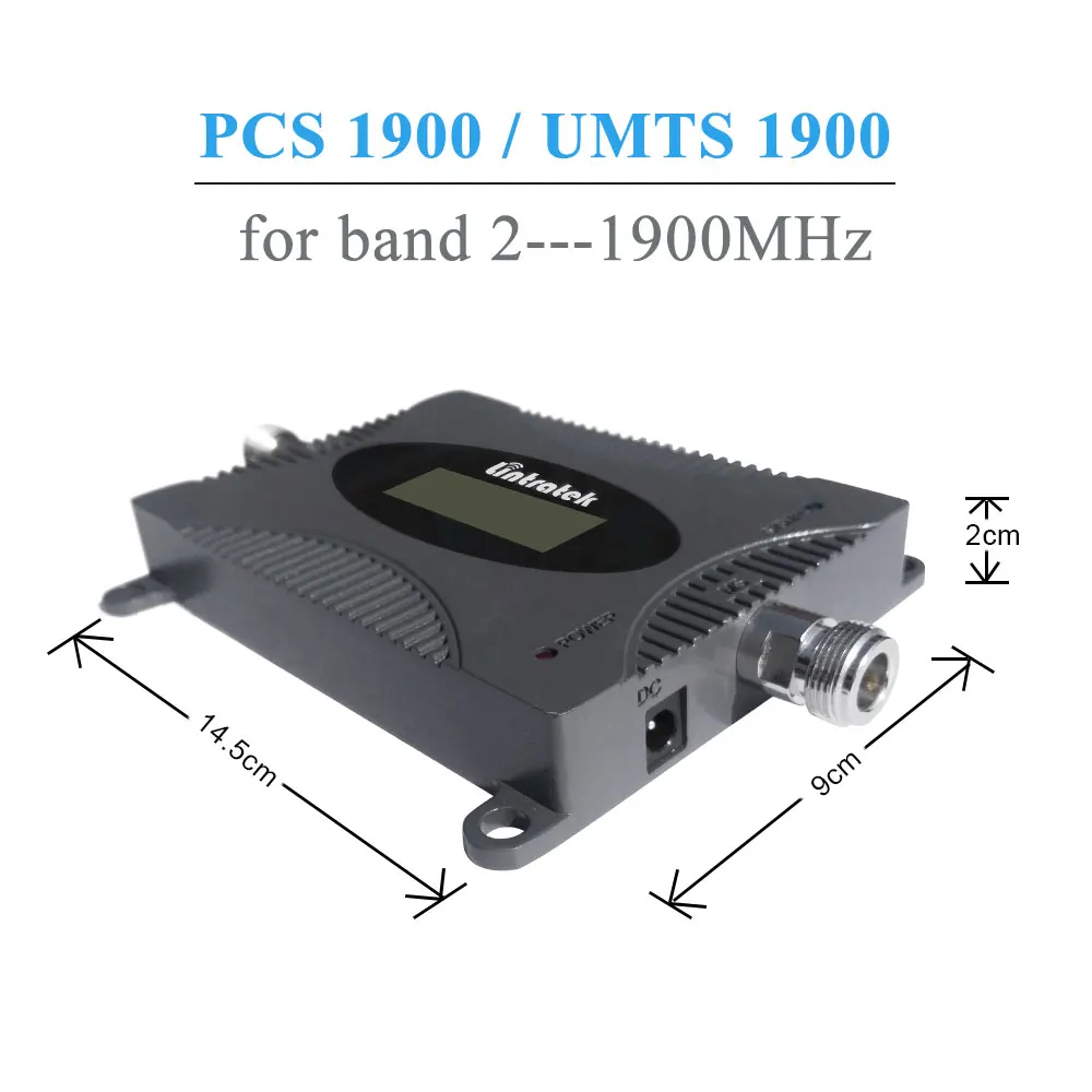 Усилитель сигнала Lintratek 3G/4G LTE 1900 МГц с ЖК дисплеем МГц|phone signal repeater|phone signalsignal repeater |