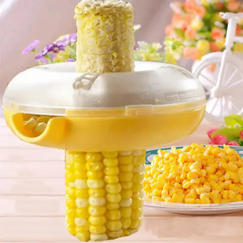Прибор для чистки кукурузы молотилка Cob кернелер одношаговый резак для снятия изоляции кухонный инструмент