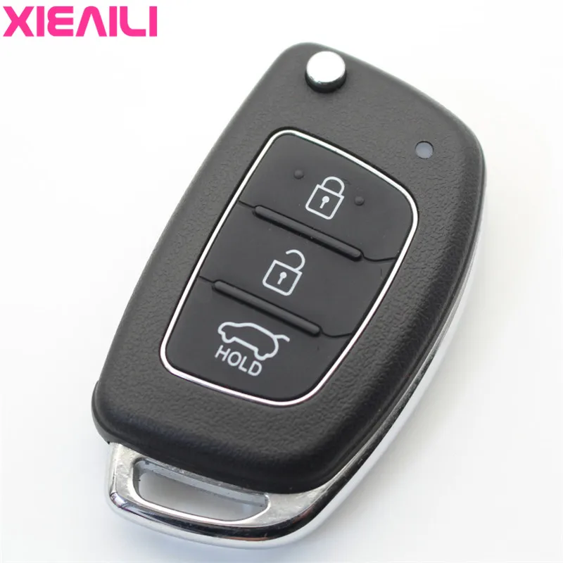 XIEAILI 10 шт. OEM 3 кнопки пустой флип складной чехол для пульта дистанционного