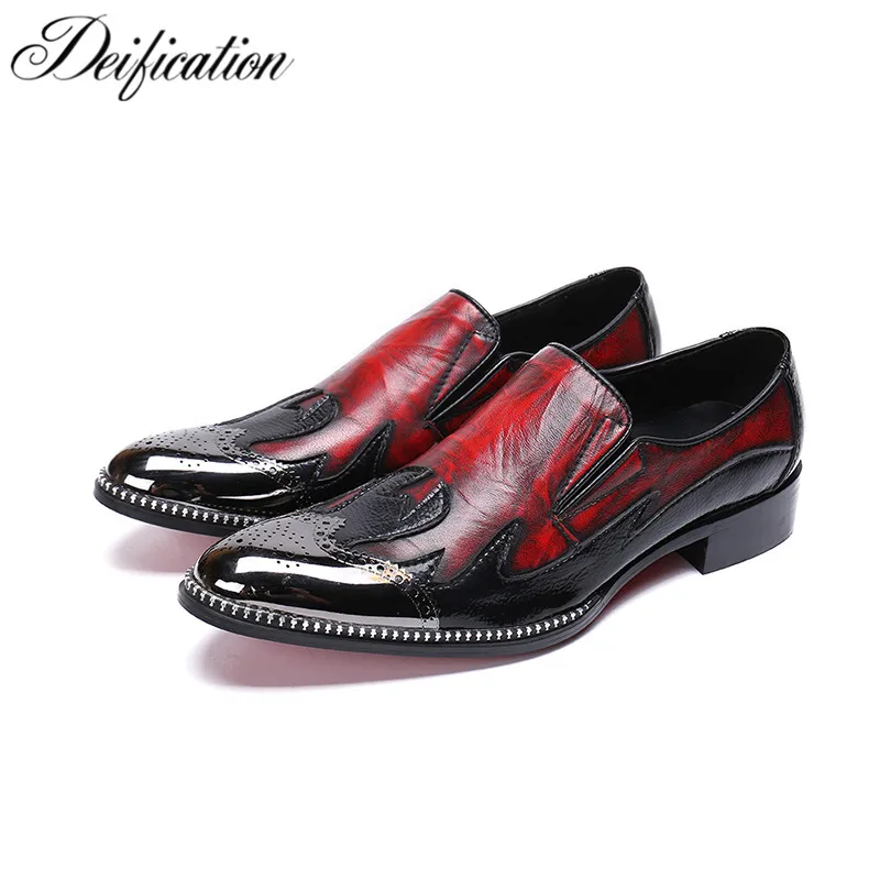 

Italian Brand Dress Loafers Men Moccasins Shoes Genuine Leather Luxury Mixed Colors Designer Causal Shoes Slip On Men Loafers