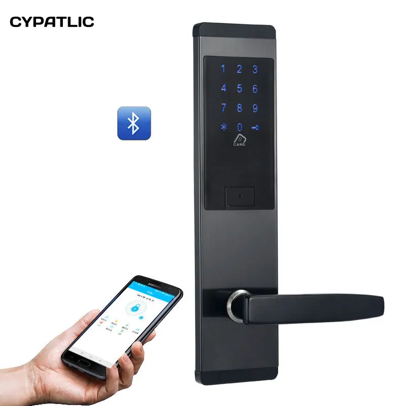CYPATLIC Bluetooth блокировочный замок умный электронный дверной замок с приложением для дома/отеля/квартиры