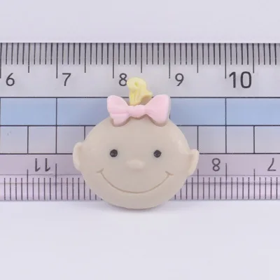 10 шт плоские резиновые кабошоны милые детские украшение душевой кабины DIY Скрапбукинг рукодельные украшения для волос лук аксессуары для телефонов - Цвет: 1