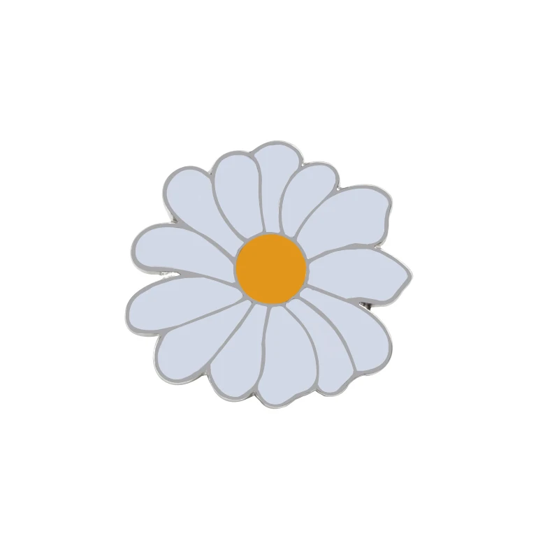 Flower 2 Горячая Мода брошка мультфильм розовый с цветами и зелеными листьями Роза эмаль шпильки женские куртки рубашки нагрудные значки ребенок мешочек для украшений подарок - Окраска металла: Flower 2