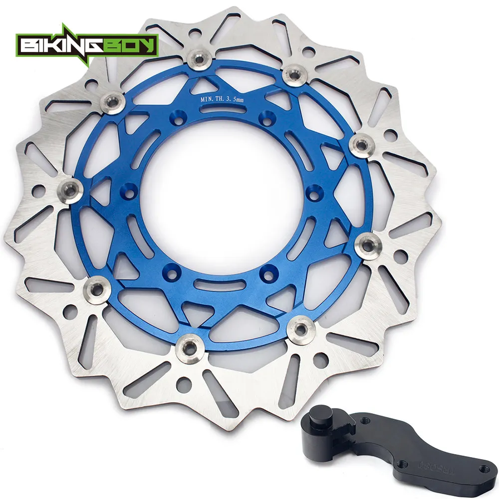 BIKINGBOY YZ WR 125 250 98 07 WR250F WR450F YZ250F YZ450F 06 05 400 426 F оверсайз 320 мм спереди диск поворотный