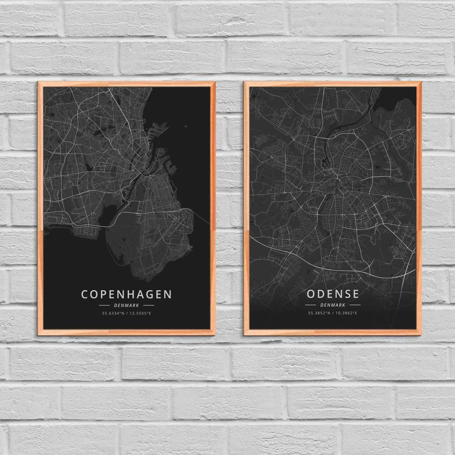 Odense copenher Дания плакат | Дом и сад