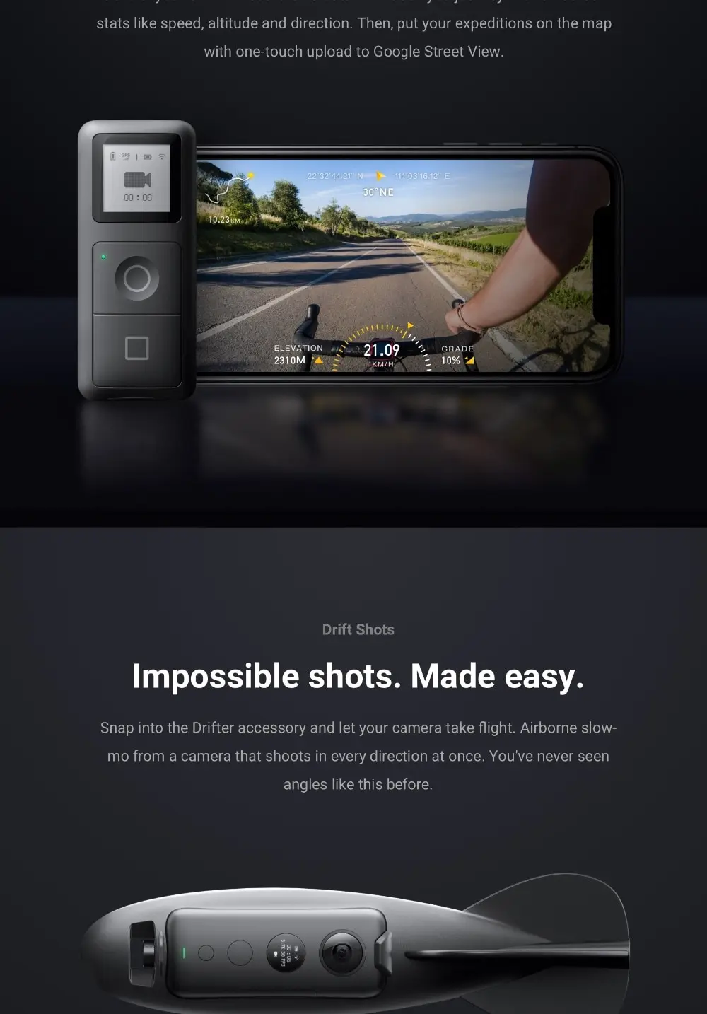 Insta360 ONE X Экшн-камера VR 360 панорамная камера для IPhone и Android 5,7 K видео с венчурным чехол с батареей