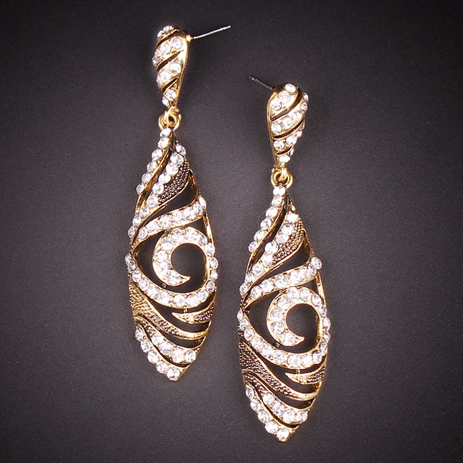 New Fashion Party Jewelry Indian Style Earrings Statement Long Dangle Drop Antique Vintage Retro Gift for Women E16459 | Украшения и