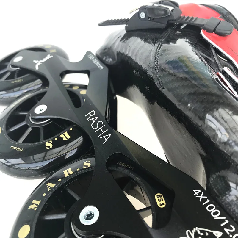 Профессиональная обувь для катания на коньках Детские гоночные ботинки детей 4x100