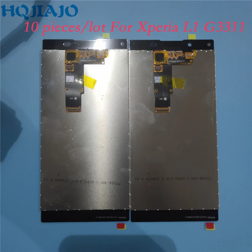 10piece/lot LCD Screen For Sony Xperia L1 G3311 G3312 G3313 Display Touch Digitizer Frame Original | Мобильные телефоны и