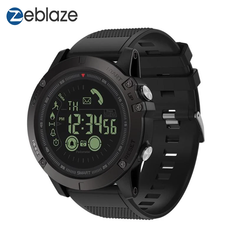 Новые флагманские прочные Смарт часы Zeblaze VIBE 3 33 месяца в режиме ожидания 24 часа
