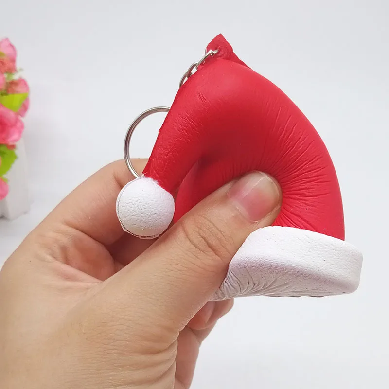 New Squishy Slow Rebound Christmas Hat PU Squeeze Toy Anti-pressure Decompression Gifts For Children | Игрушки и хобби