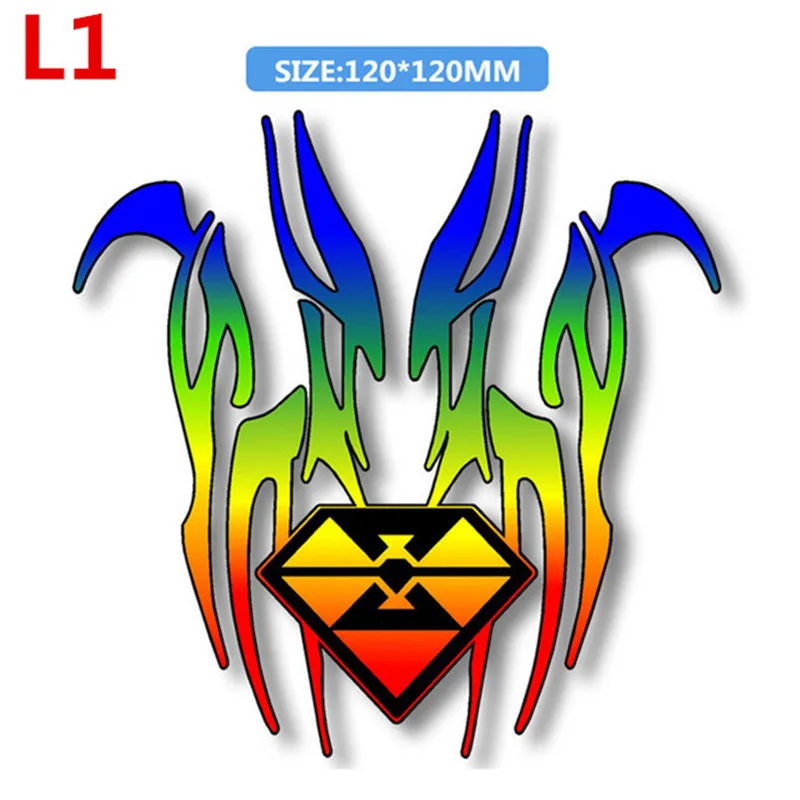Светоотражающая 3d наклейка для мотоцикла 12 см * см|Наклейки и стикеры| |
