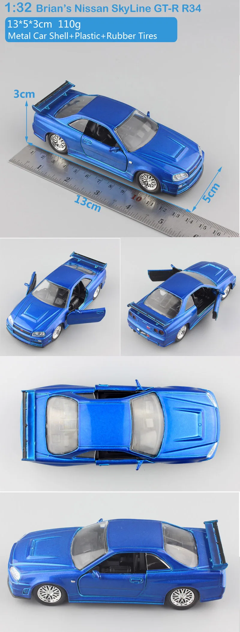 1:32 Масштаб Jada Plymouth Chevy Belair Camaro Dodge зарядное устройство ford mustang Pontiac Nissan GTR Diecasts& Toy Vehicles модель автомобиля игрушка