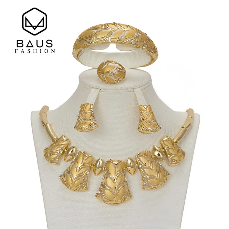 BAUS 2018 комплект модных ювелирных изделий с африканскими бусинами женский