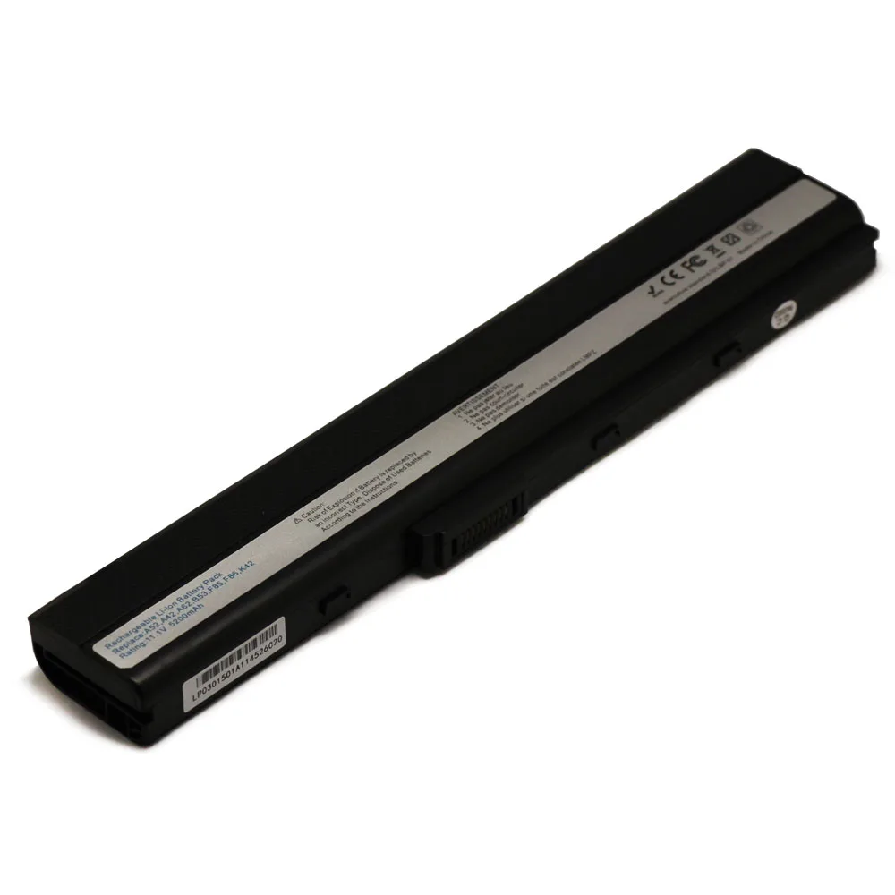 5200 MAH Сменный аккумулятор для ноутбука Asus K42 K52 k52j A31-K52 A32-K52 A41-K52 A42-K52 B53 A31-B53 |