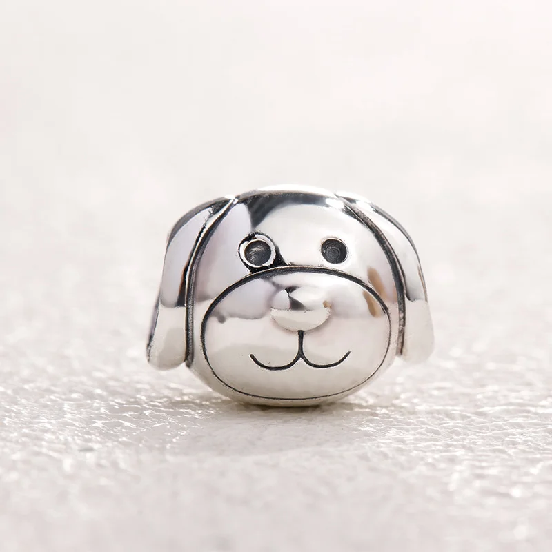 Браслет pandora, милый щенок, собака, Зодиак, животное, птица, каваи, женские бусы для изготовления ювелирных изделий, аксессуары, сделай сам, подарок