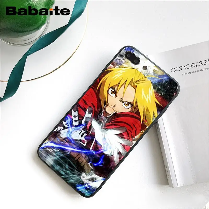Babaite металлический чехол для телефона аниме «Братья алхимиков» для iphone 11 Pro 11Pro Max X XS MAX 6 6S 7 7plus 8 8Plus 5 5S XR