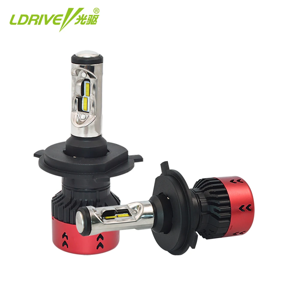 LDRIVE 70 Вт COB Светодиодный фар автомобиля лампы H4 H7 H11 H1 H3 9005 9006 9007 (Подол короче