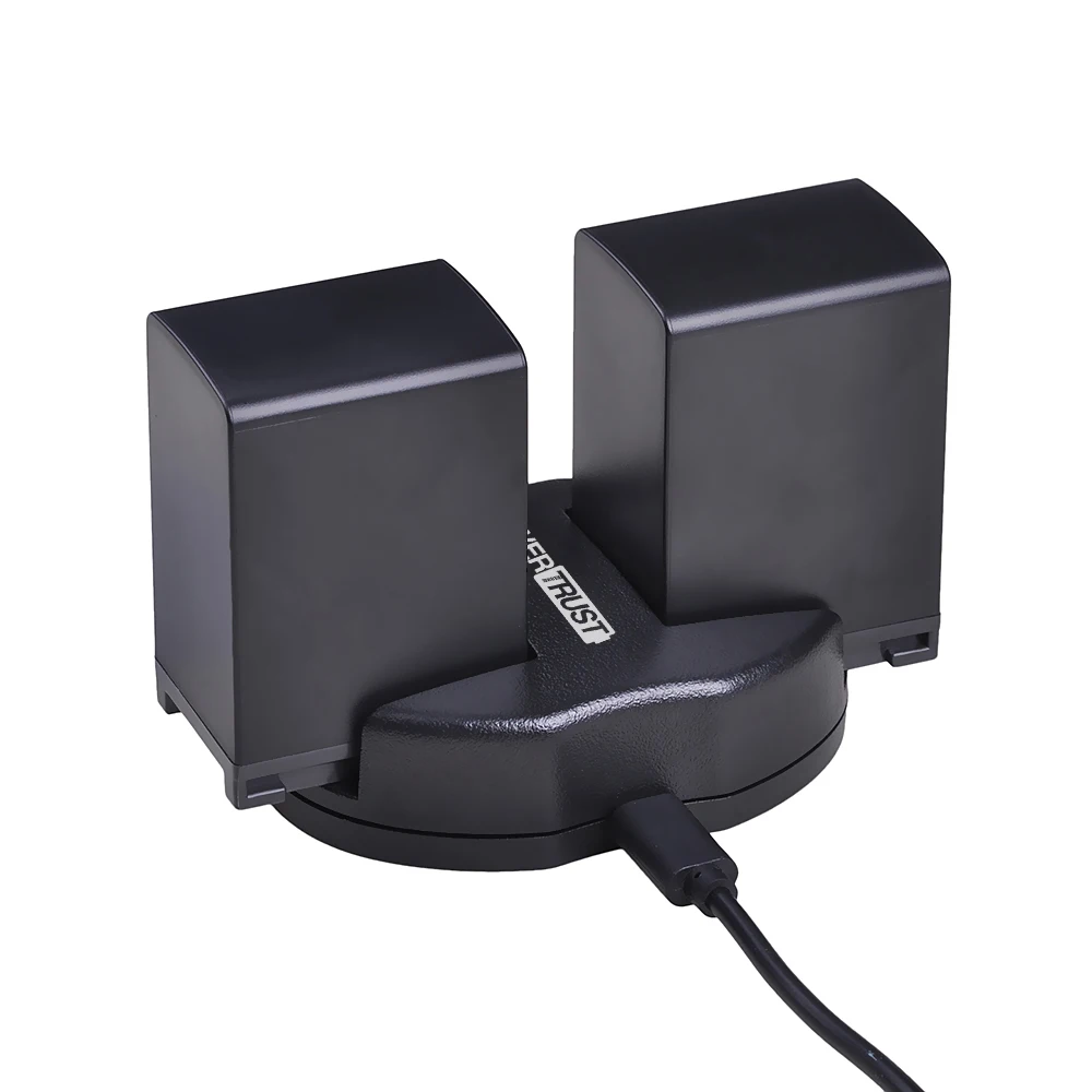 Фото Аккумулятор BP827, 2 шт., 3400 мА · ч, 2 шт., зарядное устройство с двумя USB-разъемами для Canon VIXIA HF21, HF200, HG31, XA10, HF20, HF10, HF100, HF100E, HG20, HG21, HF11 №4