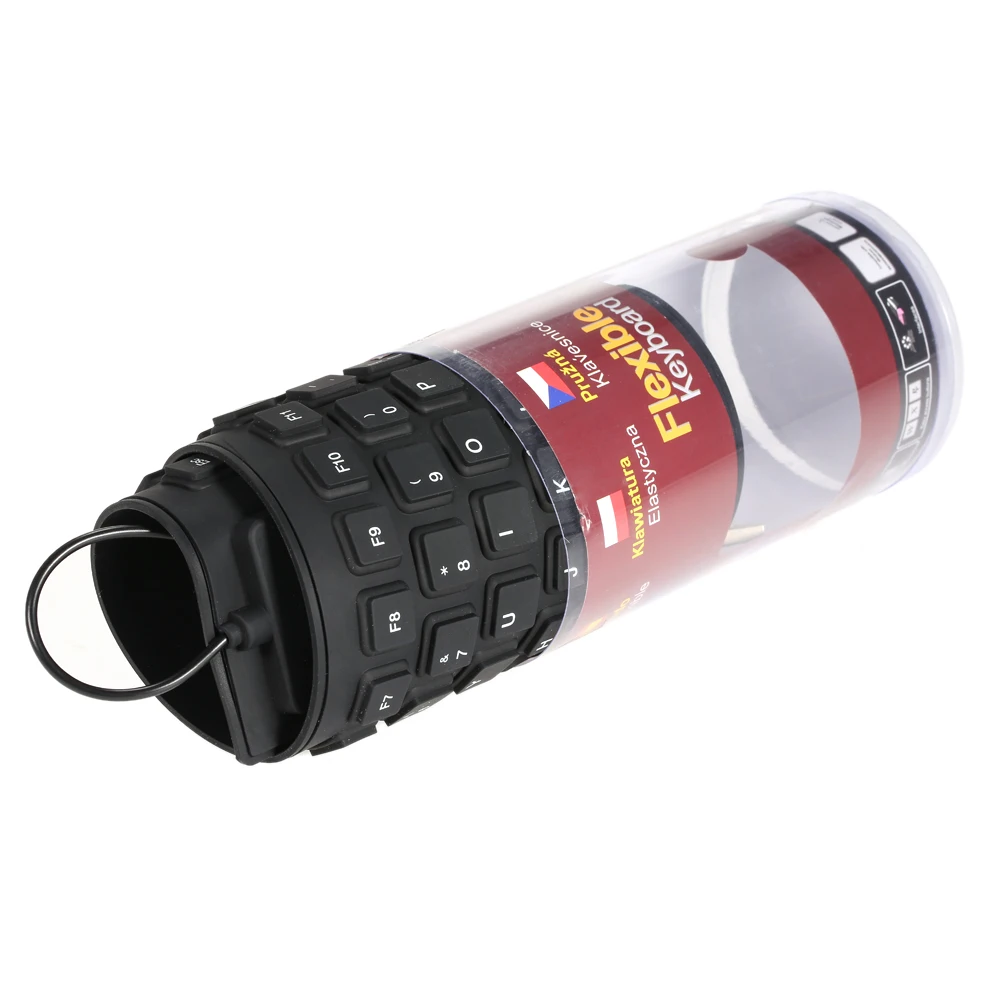 85 клавиш Складная Гибкая раскладная клавиатура USB Проводная силиконовая