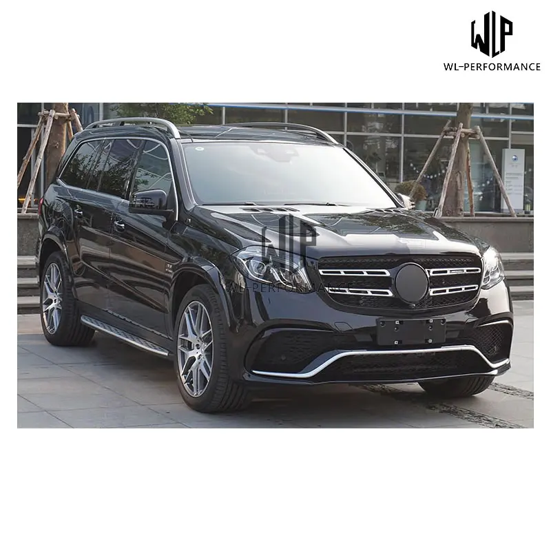 Комплект кузова автомобиля X166 GLS500 GLS400 неокрашенный Передний Задний бампер PP для
