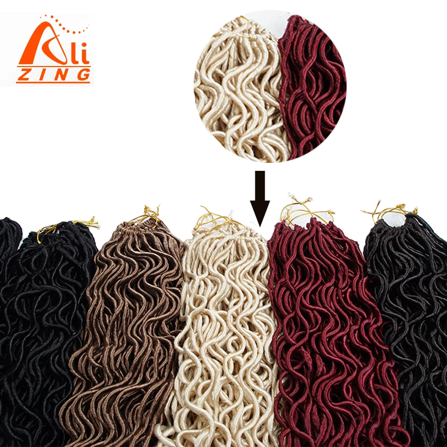Alizing Soft Faux Locs синтетические плетеные волосы для наращивания из вязаного волокна 3