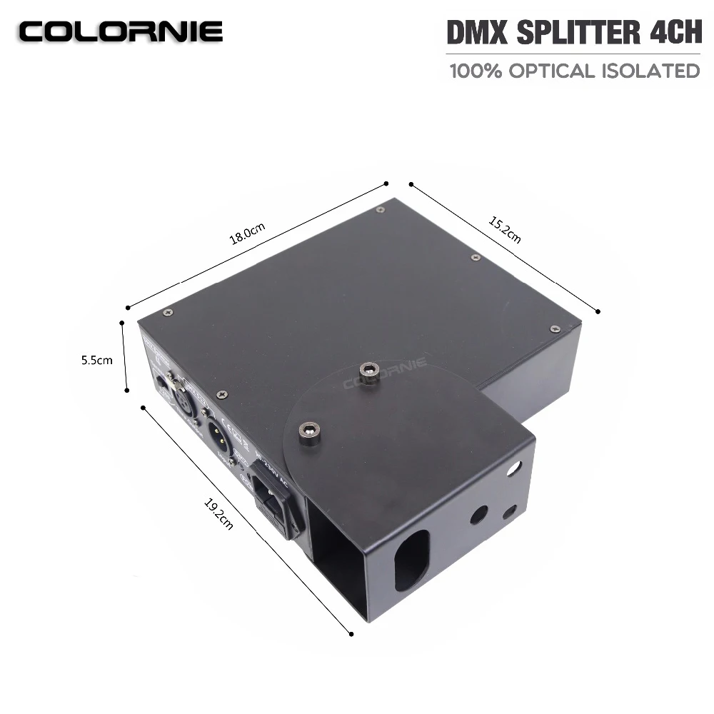 4CH DMX сплиттер DMX512 светильник сценический светильник s DMX усилитель сигнала DMX512 сплиттер 4way DMX Дистрибьютор