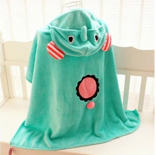 Милые Мультяшные Животные Слон взрослая девочка мальчик одеяло с капюшоном