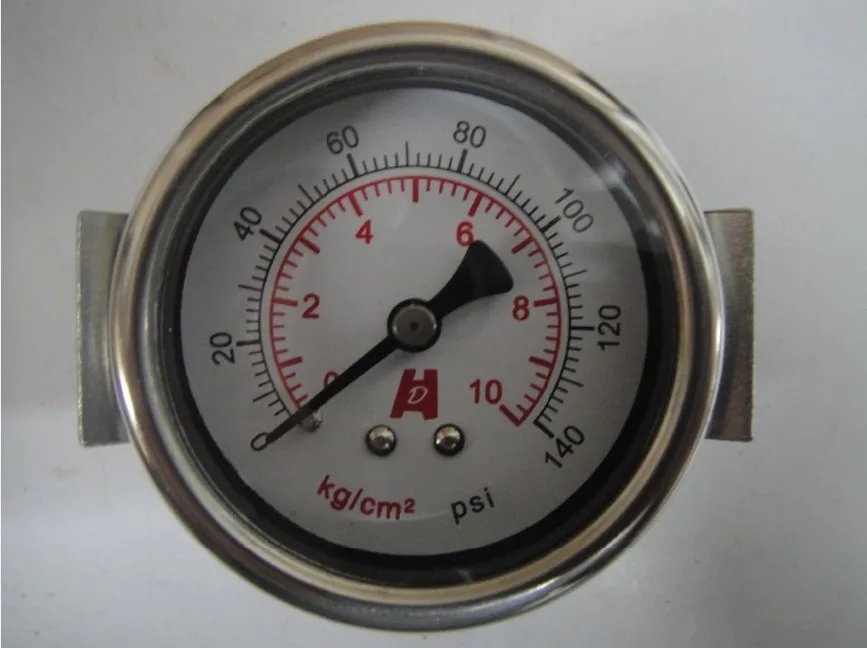 4 шт./лот Φ 2 &quot50 мм 140PSI Манометр 10 кг/кв. М манометр PT1/4&quot Задняя резьба с U образным