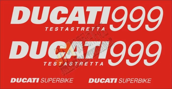 Высокое качество наклейка для мотоцикла Stikcer Paintable Graphics Set Transfer Fit For Ducati 999 2003