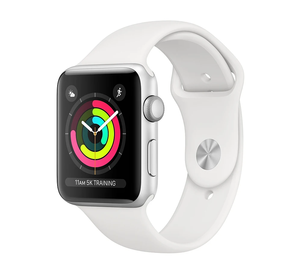 Silver Для Apple Watch, версии 3, 38/42 мм спортивные Смарт-часы gps сердечного ритма Сенсор работы при прослушивании музыки по Bluetooth Swimproof IOS для смартфона - Цвет: Silver