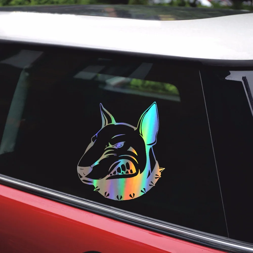 13 3*15 7 см Angry Bullterrier автомобильные наклейки с собаками креативная виниловая