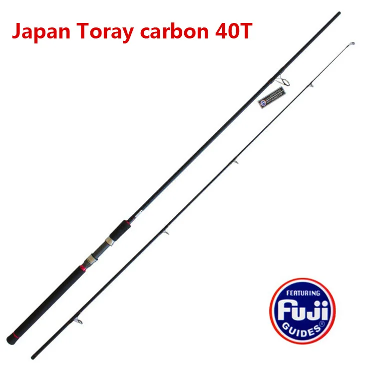 

USA 3M carbon Lure rod MH spinning handle full fuji parts TORAY40T carbon DURAFLOT fishing rod Sea bass rod lure weight 20-50g