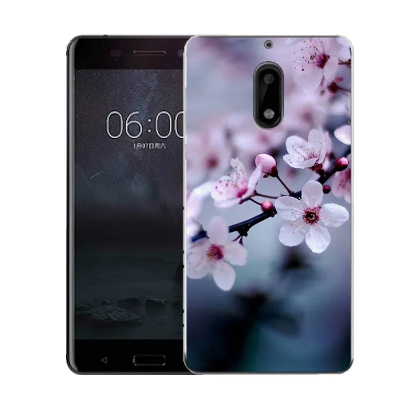 QMSWEI Soft TPU Phone Case For nokia3 nokia5 nokia6 nokia8 N540 N535 Clear Flora Chocolate Pineapple Cute Cover Free Shipping |