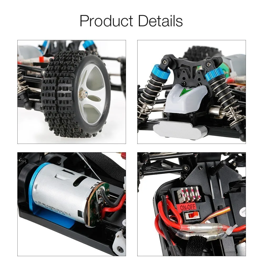 WLtoys A959-B 70 км/ч пульт дистанционного управления RC Speedcar Racing High Speed Car Off-Road Factory прямая
