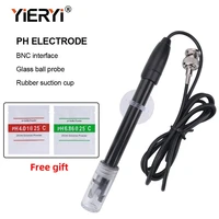 yieryi ph replacement probe aquarium hydroponic laboratory electrode ph meter potential test bnc q9 connector
