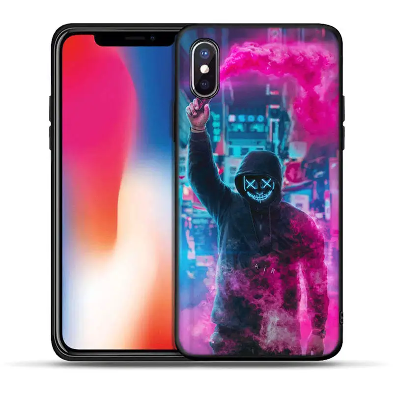 H1329 Модный городской уличный мотоциклетный чехол Coque для iPhone X XR XS Max 8 7 6 6S Plus 5 5S SE Силиконовые чехлы Fundas Capinhas Etui - Цвет: H1329