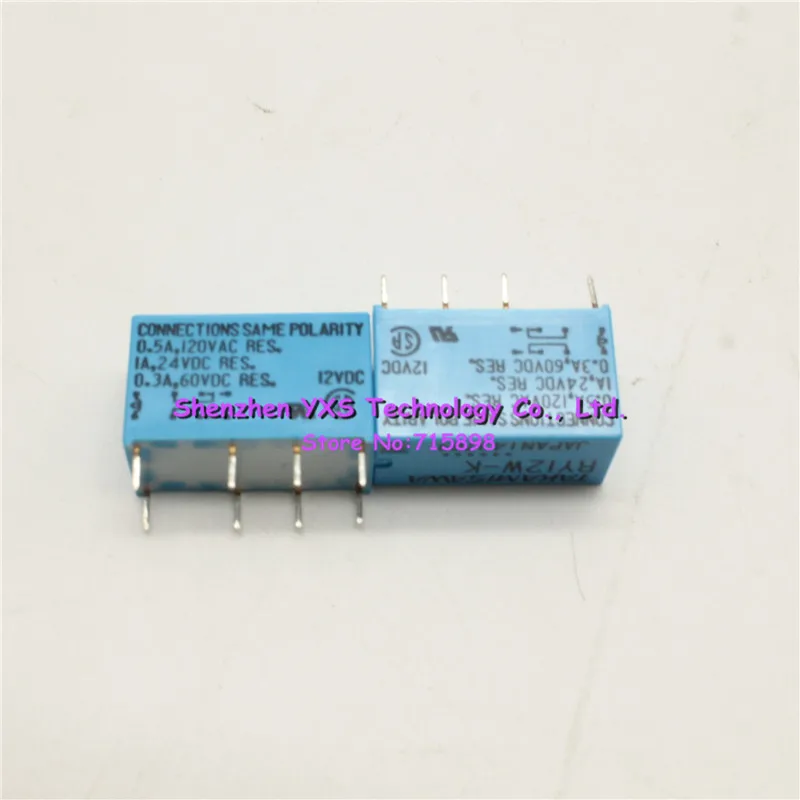 10 шт./лот RY12W-K 12В 1А 8PIN Новое реле сигнала TAKAMISAWA | Электроника