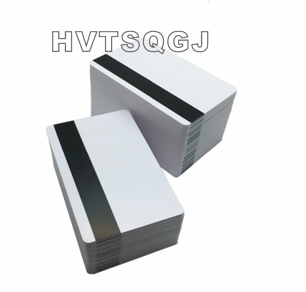 

50pcs Free shipping High Quality PVC blank Magnetic Stripe Card