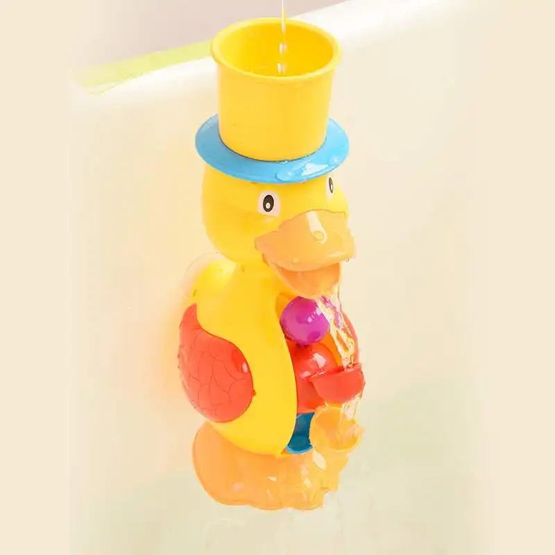 Babybath игрушка Reborn baby Doll для игры в ванне воды оборачиваться Подсолнух цветы посыпать девочка мальчик игрушка Ванна для малышей игрушки для девочек - Цвет: Duck