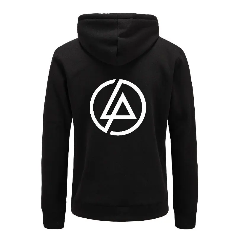 BAIJOE Linkin Park, мужская толстовка с буквенным принтом в стиле хип-хоп, флисовая мужская толстовка с длинным рукавом в стиле рок, зимняя куртка с капюшоном