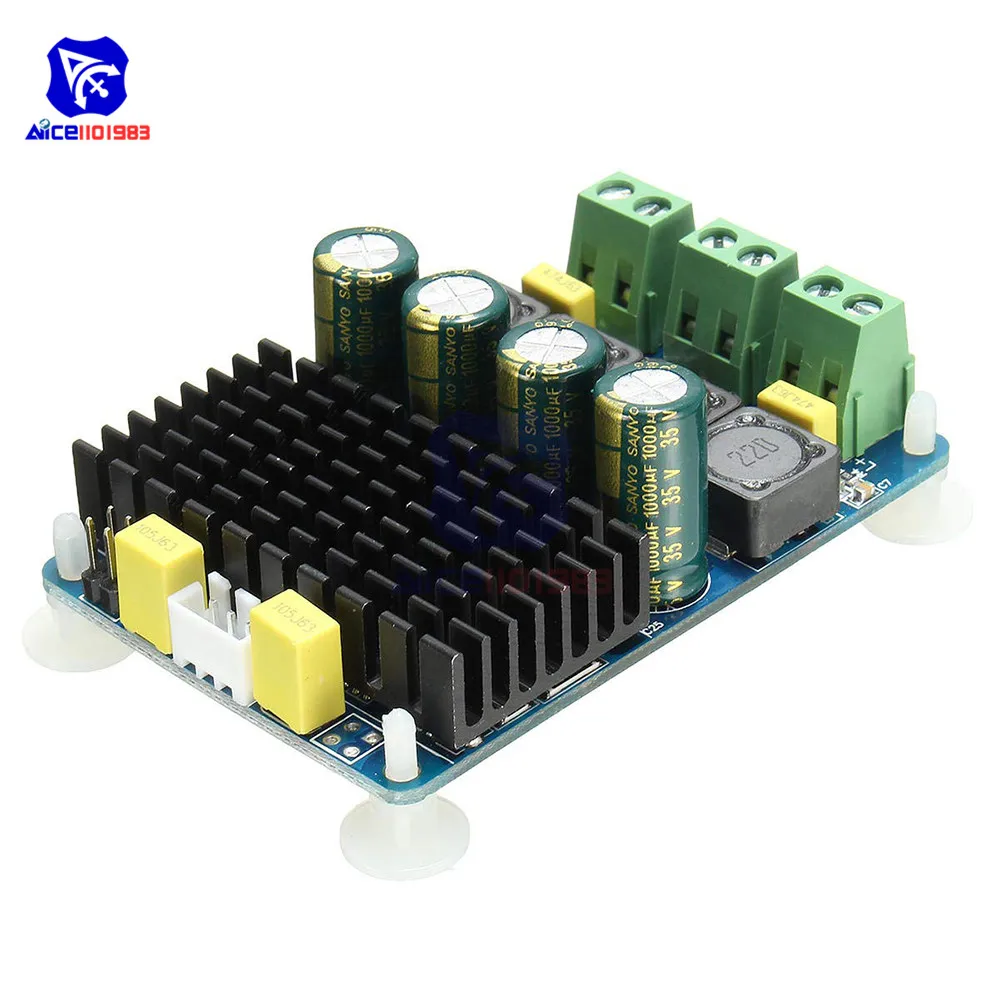 TDA7498 HF20 модуль усилителя мощности звука двухканальный 2x100 Вт усилитель DC 8-32 в цифровой усилитель доска