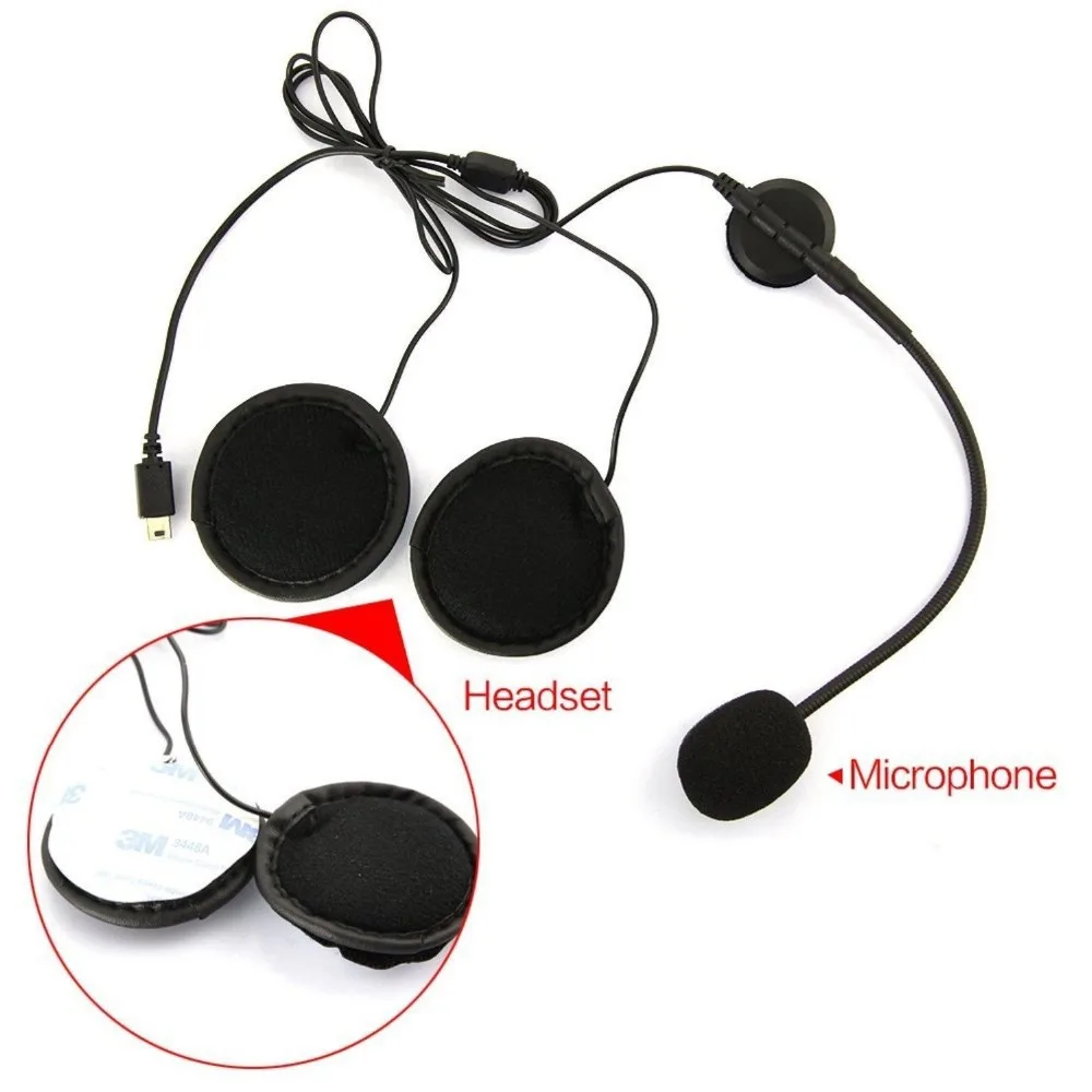 V8 1200M Motorcycle Motorbike BT Bluetooth Helmet Intercom Interphone Headset With Remote Control FM 5 Riders Intercomunicador | Автомобили