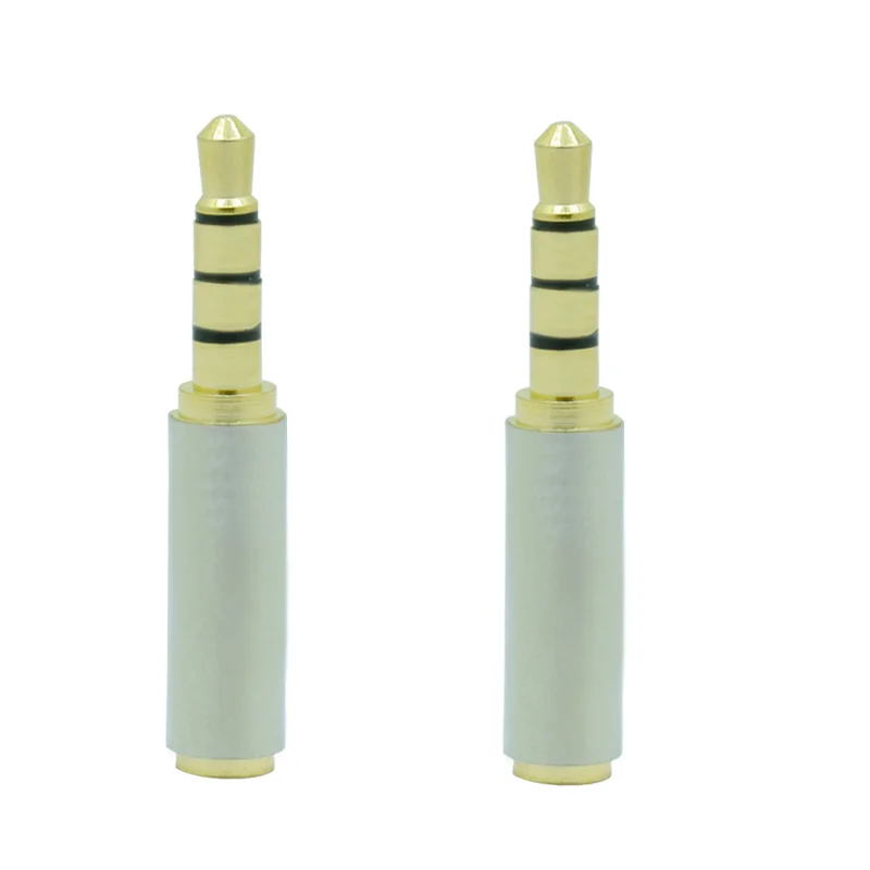 100 шт. стерео адаптер для наушников 2 5 мм на 3 мм|plug adapter connector|plug connectorplugs wholesale |