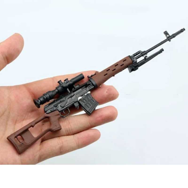 Масштаб 1/6 игрушечное оружие снайперская винтовка SVD модель пистолета экшн